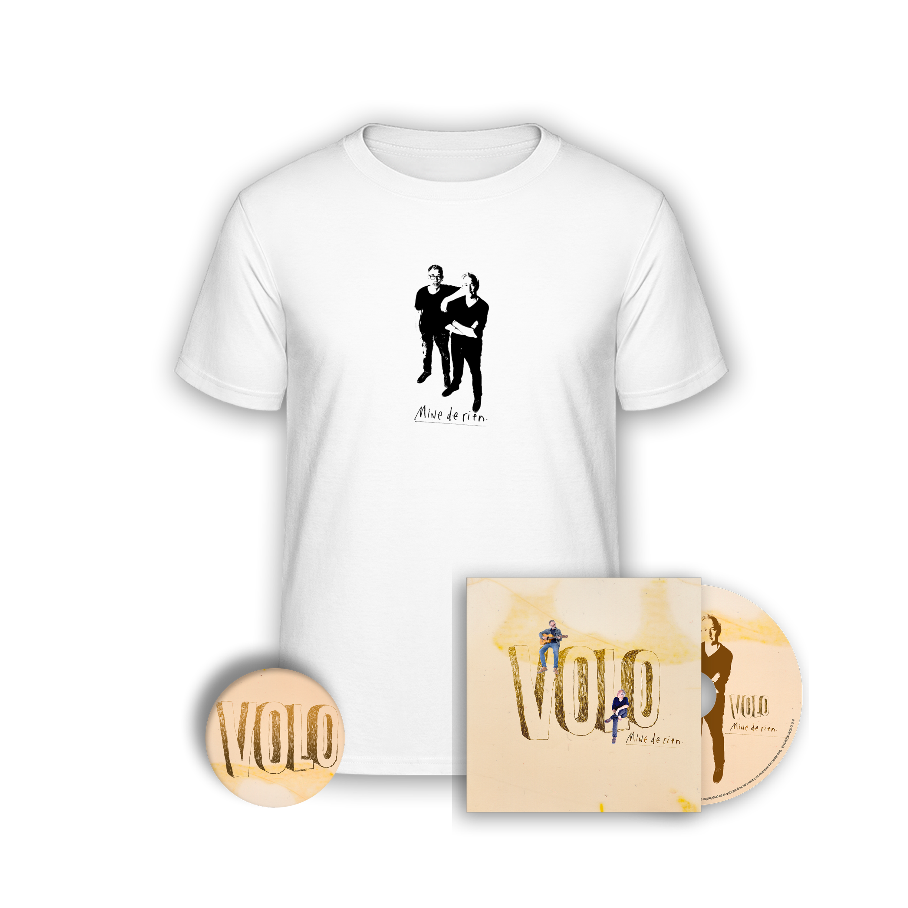 CD + T-shirt + Badge “Mine de rien“