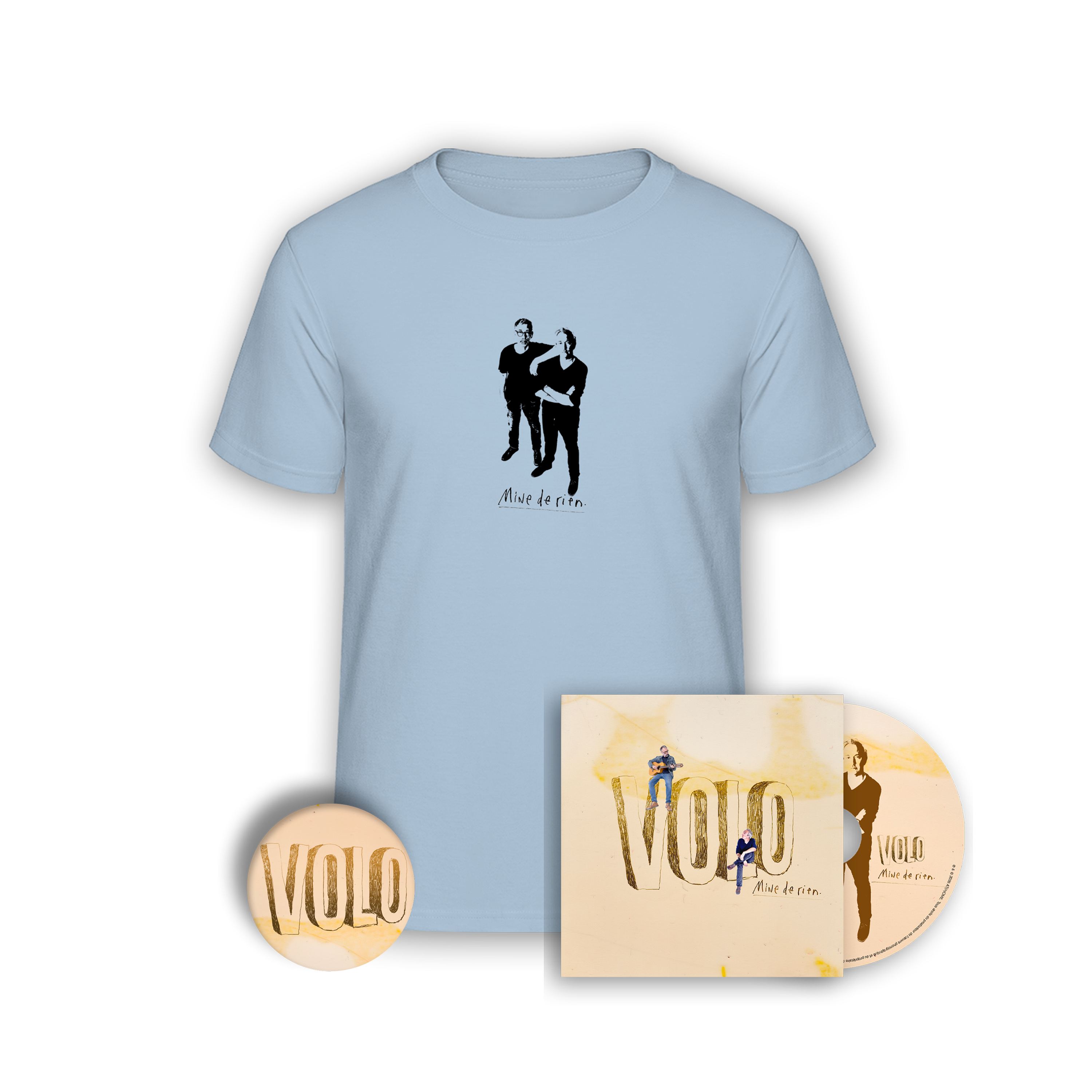 CD + T-shirt + Badge “Mine de rien“